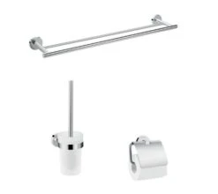 Hansgrohe Logis Universal Badaccessoireset 3-delig Chroom