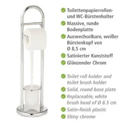 Wenko Wc-boy Siena Chroom -hotbath winkel 15438100 en 03