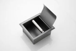 Saniclear Iron Inbouw Toiletrolhouder Met Klep Gunmetal - Verouderd Ijzer 16 Saniclear Iron Inbouw Toiletrolhouder Met Klep Gunmetal - Verouderd Ijzer -hotbath winkel 164a2620
