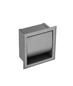 Alternative view of Saniclear Iron Inbouw Toiletrolhouder Met Klep Gunmetal - Verouderd Ijzer