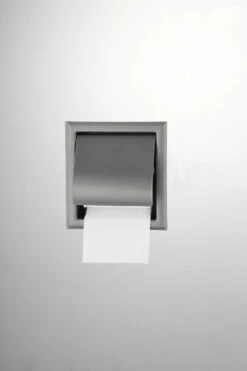 Saniclear Iron Inbouw Toiletrolhouder Met Klep Gunmetal - Verouderd Ijzer 13 Saniclear Iron Inbouw Toiletrolhouder Met Klep Gunmetal - Verouderd Ijzer -hotbath winkel 164a2674