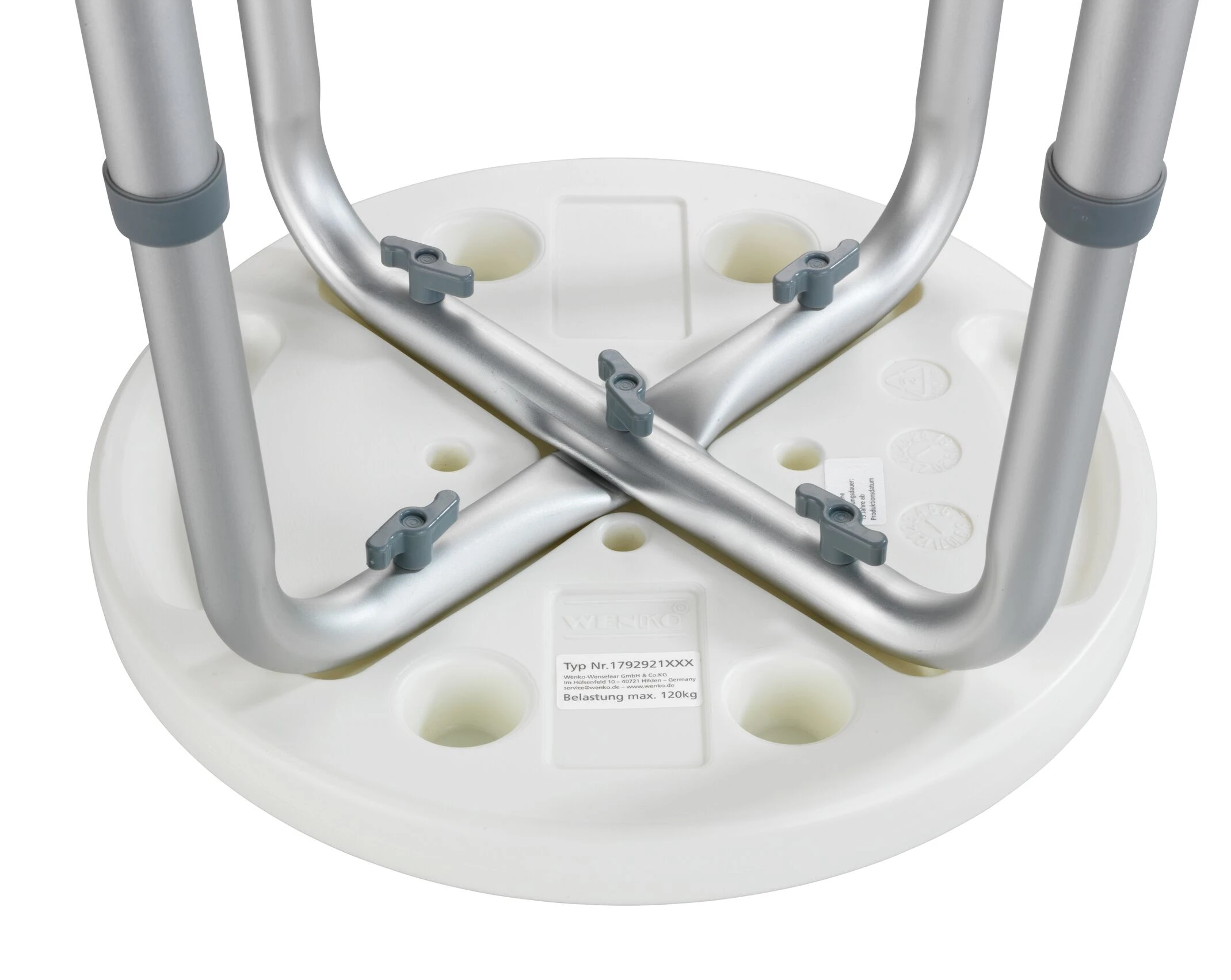 Wenko Secura Badkamerkruk In Hoogte Verstelbaar 11 Wenko Secura Badkamerkruk In Hoogte Verstelbaar - Afbeelding 9