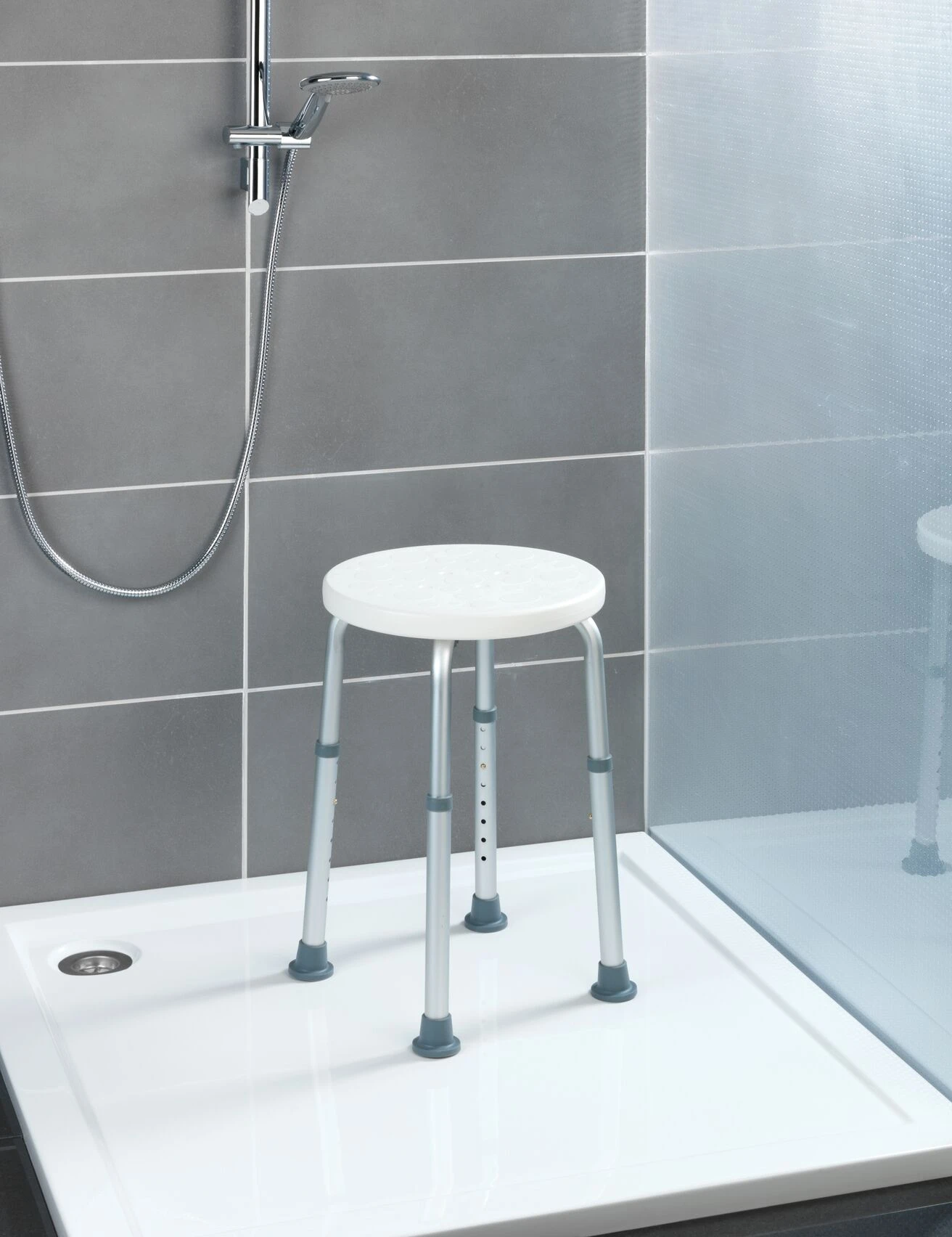 Wenko Secura Badkamerkruk In Hoogte Verstelbaar 13 Wenko Secura Badkamerkruk In Hoogte Verstelbaar - Afbeelding 11