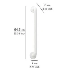 Wenko Secura Veiligheidsgreep 64,5cm Wit 10 Wenko Secura Veiligheidsgreep 64,5cm Wit -hotbath winkel 17933100 en 03