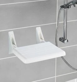Wenko Secura Doucheklapzitje Wit 12 Wenko Secura Doucheklapzitje Wit -hotbath winkel 179371100 en 05