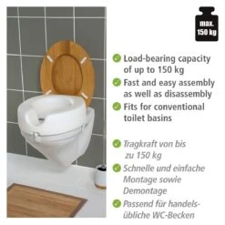 Wenko Secura Toiletzitting Verhoging Wit 12 Wenko Secura Toiletzitting Verhoging Wit -hotbath winkel 17950100 en 03