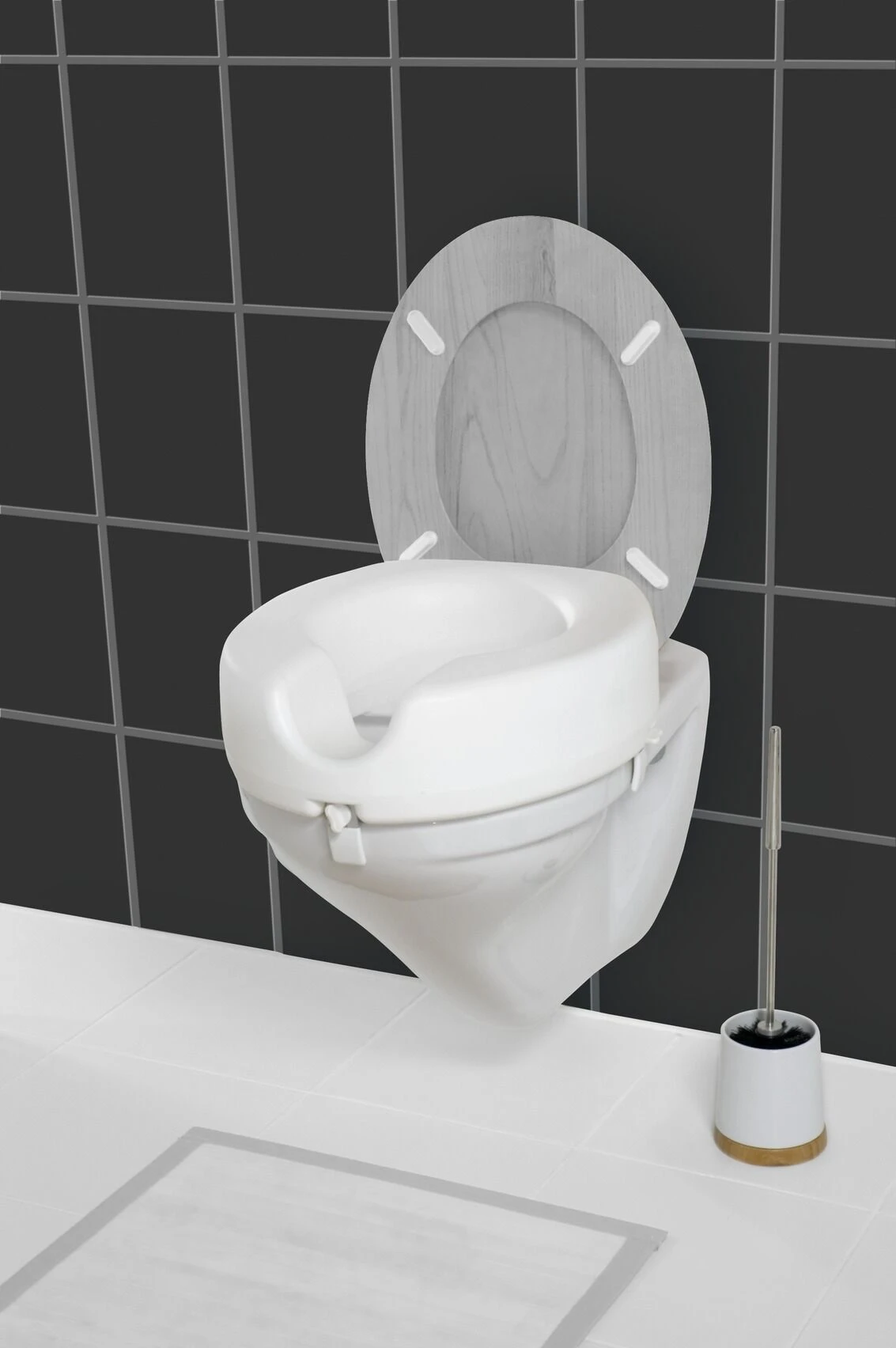 Wenko Secura Toiletzitting Verhoging Wit 7 Wenko Secura Toiletzitting Verhoging Wit - Afbeelding 5