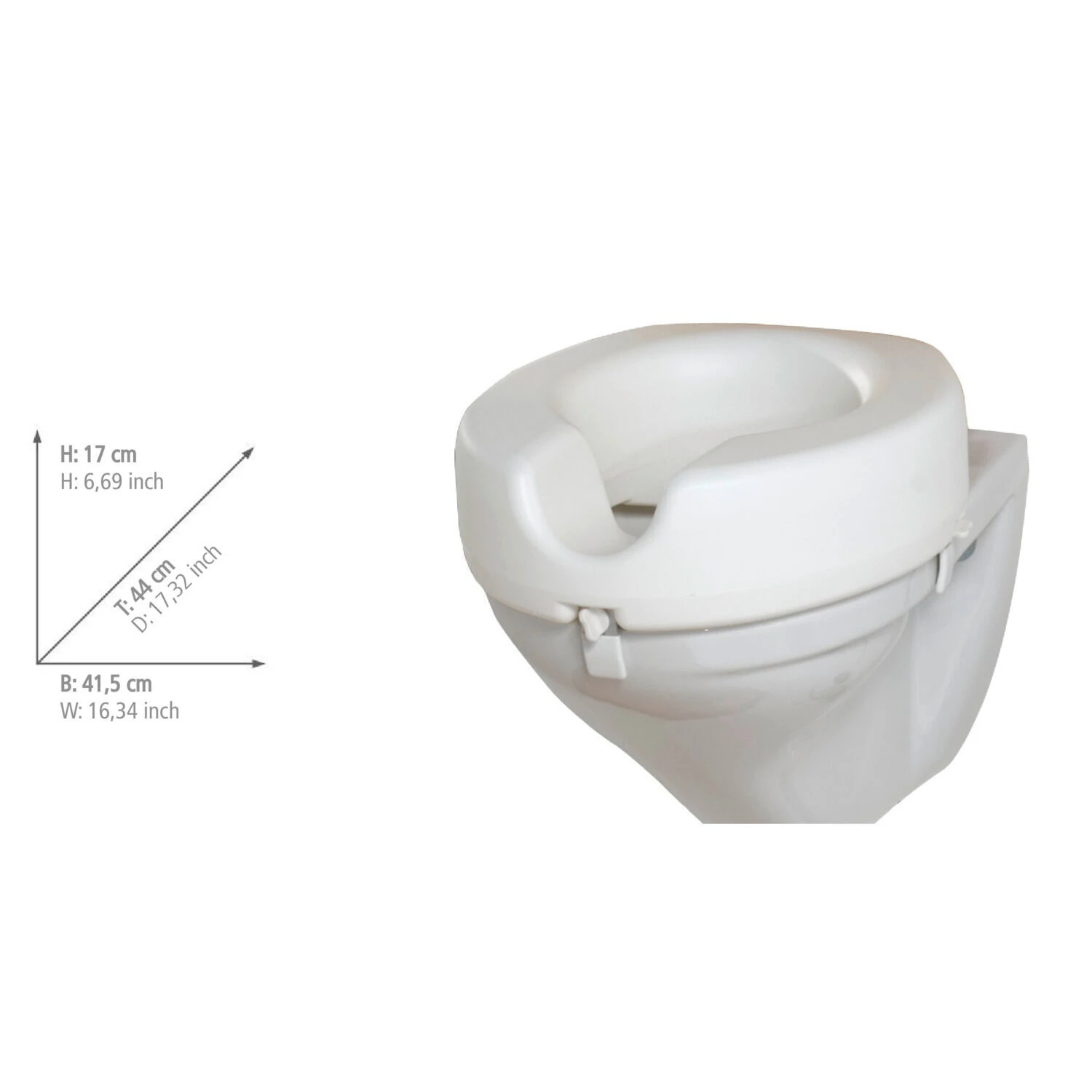 Wenko Secura Toiletzitting Verhoging Wit 10 Wenko Secura Toiletzitting Verhoging Wit - Afbeelding 8