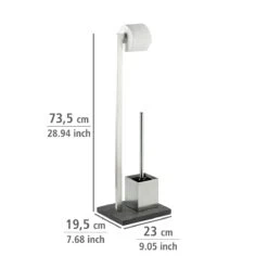 Wenko Slate Rock Wc-boy RVS -hotbath winkel 18448100 en 03