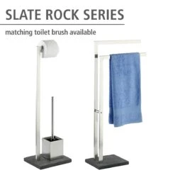 Wenko Slate Rock Wc-boy RVS -hotbath winkel 18448100 en 04