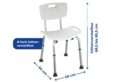 Wenko Secura Badkamerstoel Met Leuning 12 Wenko Secura Badkamerstoel Met Leuning -hotbath winkel 209261100 en 03