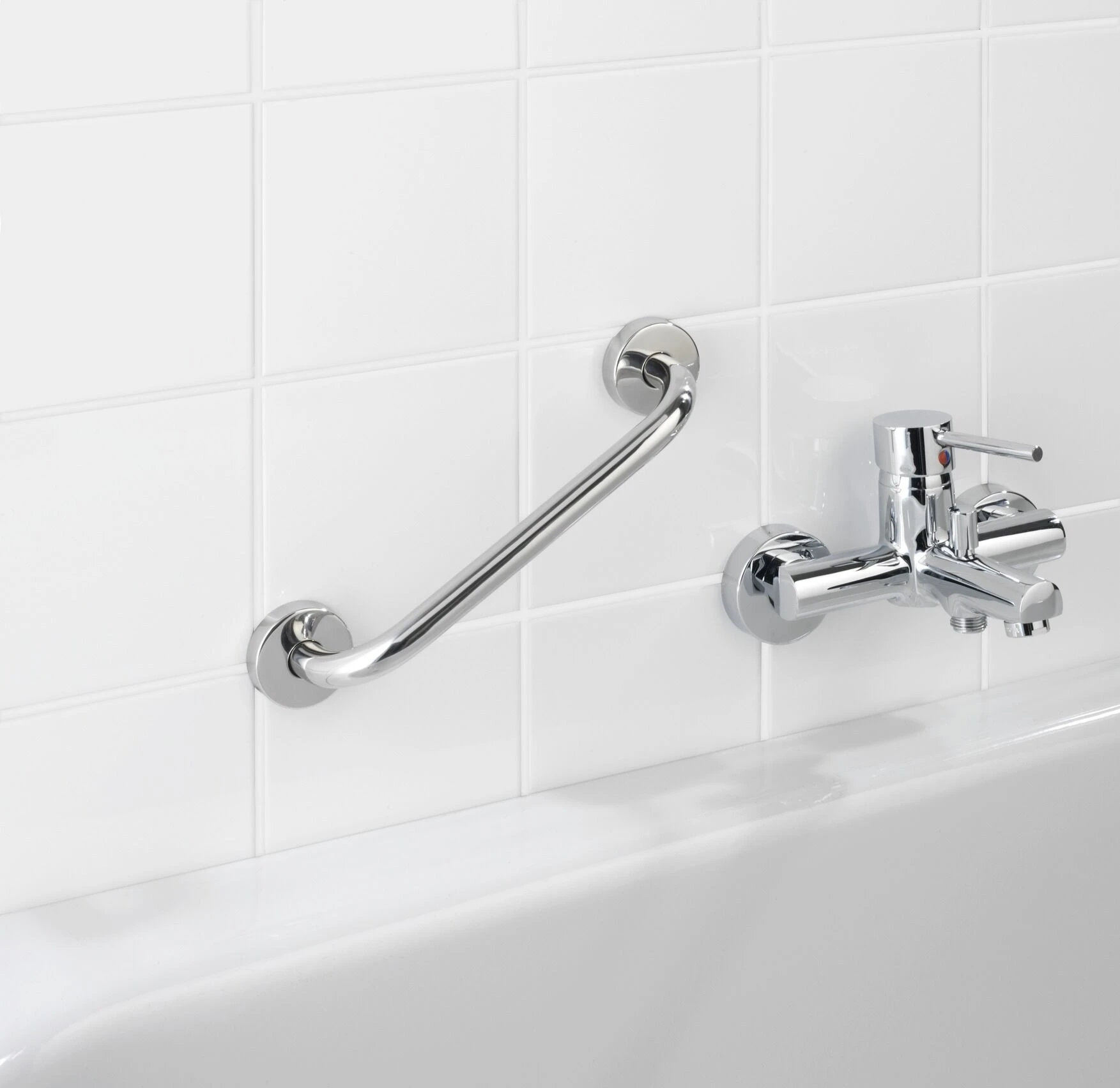 Wenko Bosio Badgreep 25cm RVS Glanzend 4 Wenko Bosio Badgreep 25cm RVS Glanzend - Afbeelding 2