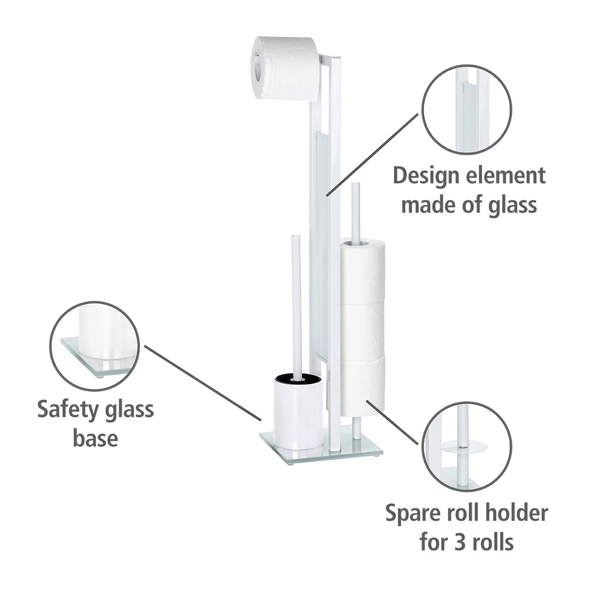 Wenko Rivalta Wc-boy Wit 4 Wenko Rivalta Wc-boy Wit - Afbeelding 2