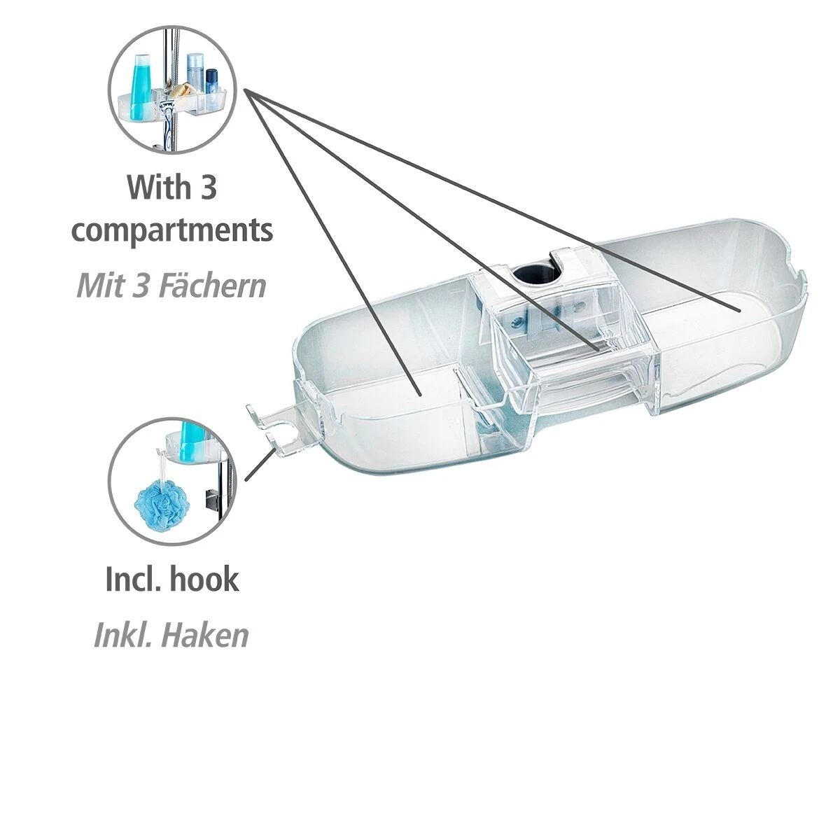 Wenko Wenko Douchestangcaddy Premium 4 Wenko Wenko Douchestangcaddy Premium - Afbeelding 2