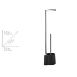 Wenko Avola Wc-boy RVS Glanzend/zwart 12 Wenko Avola Wc-boy RVS Glanzend/zwart -hotbath winkel 22991100 en 05