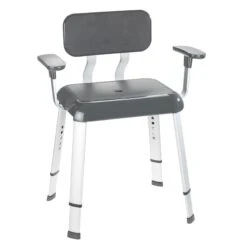 Wenko Secura Premium Badkamerstoel Met Rug En Armleuning