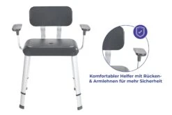 Wenko Secura Premium Badkamerstoel Met Rug En Armleuning 12 Wenko Secura Premium Badkamerstoel Met Rug En Armleuning -hotbath winkel 23546100 en 03