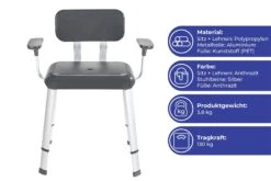 Wenko Secura Premium Badkamerstoel Met Rug En Armleuning 14 Wenko Secura Premium Badkamerstoel Met Rug En Armleuning -hotbath winkel 23546100 en 05