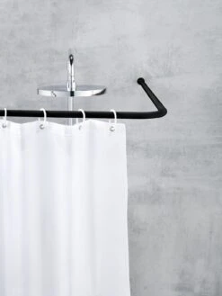 Wenko Hoekstang Universeel ø20mm Zwart -hotbath winkel 23565100 en 06