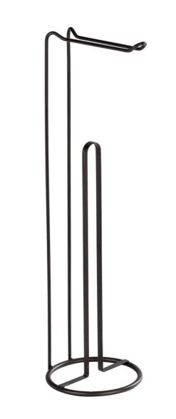 Wenko Toiletrolhouder 2-in-1 Lugano Zwart