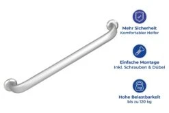 Wenko Secura Premium Veiligheidsgreep 63cm -hotbath winkel 23739100 en 03