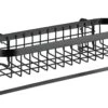 Wenko Classic Plus Wandrek Met Handdoekhouder En Haken Zwart -hotbath winkel 23877100 en 01