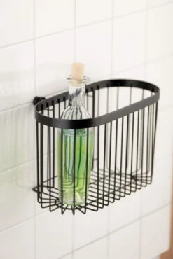 Wenko Classic Plus Wandrek Groot Zwart -hotbath winkel 23878100 en 09