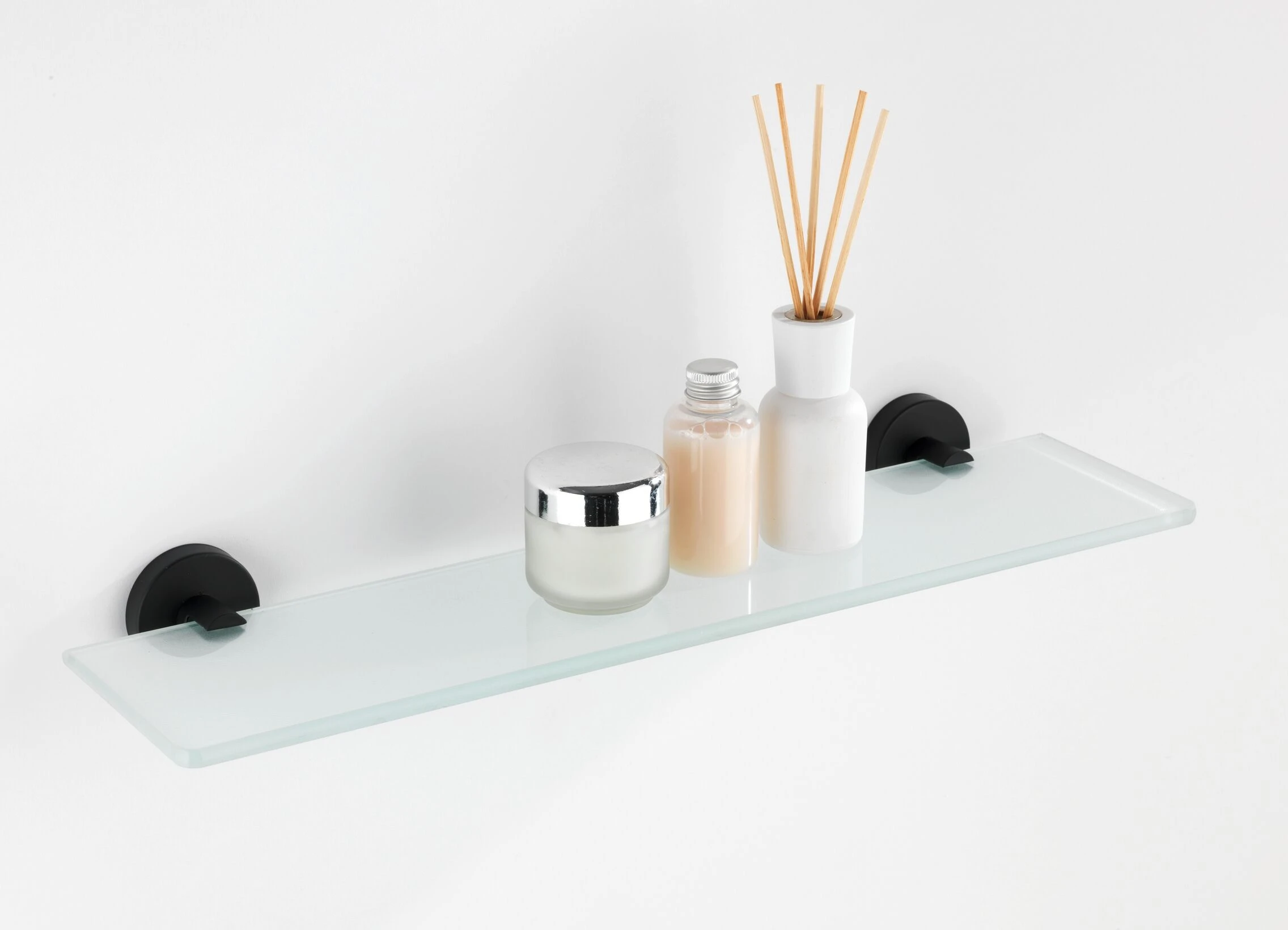 Wenko Bosio Glas Planchet RVS Zwart Mat 5 Wenko Bosio Glas Planchet RVS Zwart Mat - Afbeelding 3