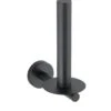 Wenko Bosio Reserverolhouder RVS Zwart Mat 1 Wenko Bosio Reserverolhouder RVS Zwart Mat -hotbath winkel 24262100 en 01