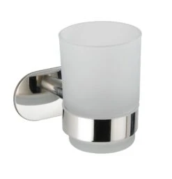 Wenko Orea Turbo-loc Tandenborstelbeker Uno RVS Glans -hotbath winkel 24281100 en 09