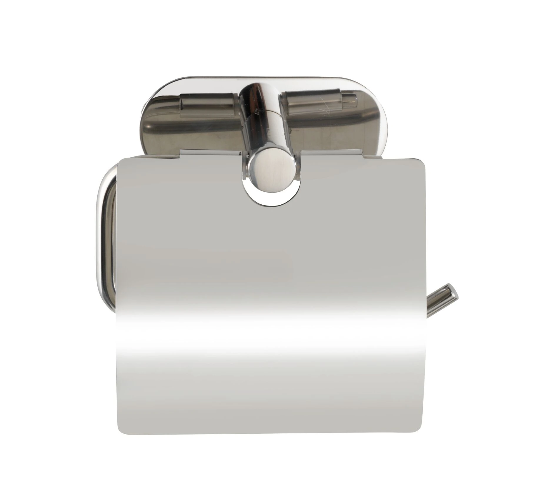 Wenko Orea Turbo-loc Toiletrolhouder Met Deksel RVS Glans 9 Wenko Orea Turbo-loc Toiletrolhouder Met Deksel RVS Glans - Afbeelding 7