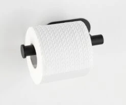 Wenko Orea Turbo-loc Toiletrolhouder RVS Zwart Mat -hotbath winkel 24287100 en 08