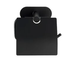 Wenko Orea Turbo-loc Toiletrolhouder Met Deksel RVS Zwart Mat 17 Wenko Orea Turbo-loc Toiletrolhouder Met Deksel RVS Zwart Mat -hotbath winkel 24295100 en 07