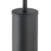 Wenko Bosio Toiletborstelhouder Gesloten RVS Zwart Mat 2 Wenko Bosio Toiletborstelhouder Gesloten RVS Zwart Mat -hotbath winkel 24329100 en 01