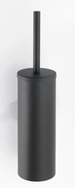 Alternative view of Wenko Bosio Toiletborstelhouder Gesloten RVS Zwart Mat