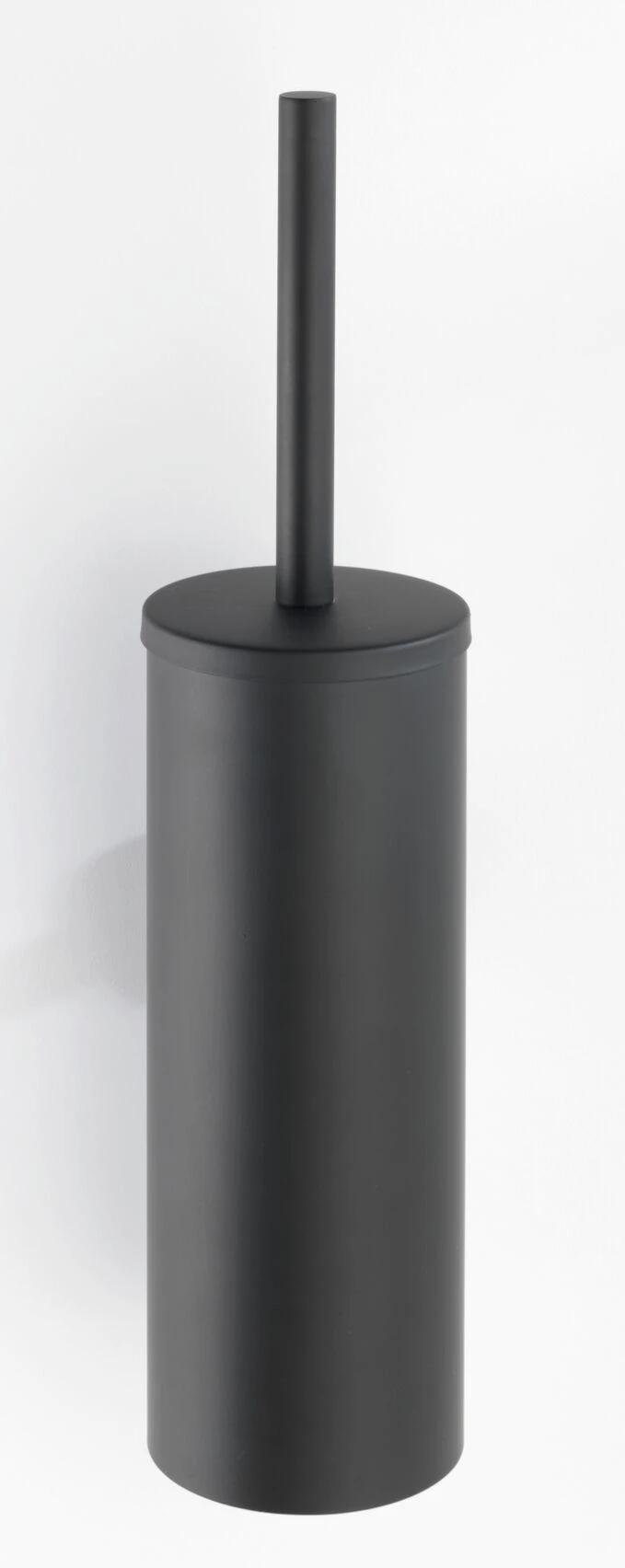 Wenko Bosio Toiletborstelhouder Gesloten RVS Zwart Mat 4 Wenko Bosio Toiletborstelhouder Gesloten RVS Zwart Mat - Afbeelding 2