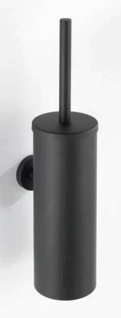 Wenko Bosio Toiletborstelhouder Gesloten RVS Zwart Mat 11 Wenko Bosio Toiletborstelhouder Gesloten RVS Zwart Mat -hotbath winkel 24329100 en 03