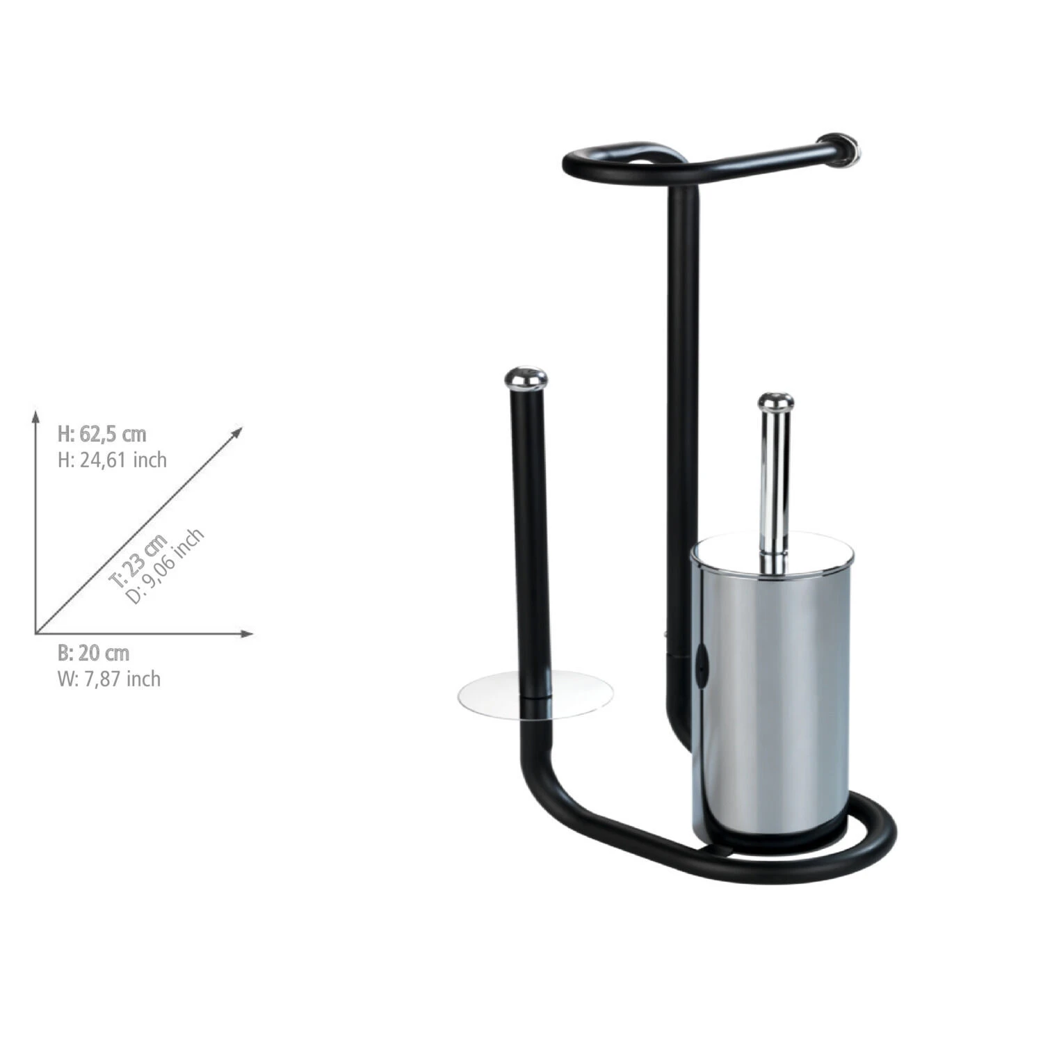 Wenko Universalo Wc-boy Zwart 6 Wenko Universalo Wc-boy Zwart - Afbeelding 4