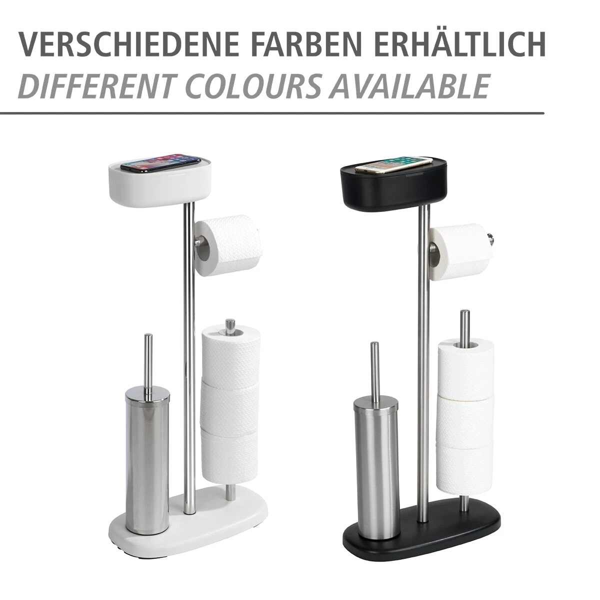 Wenko Rivazza Wc-boy Met Box RVS Zwart 7 Wenko Rivazza Wc-boy Met Box RVS Zwart - Afbeelding 5