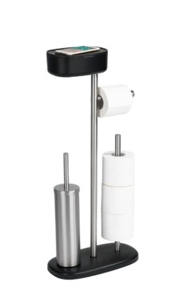 Wenko Rivazza Wc-boy Met Box RVS Zwart 19 Wenko Rivazza Wc-boy Met Box RVS Zwart -hotbath winkel 24421100 en 08