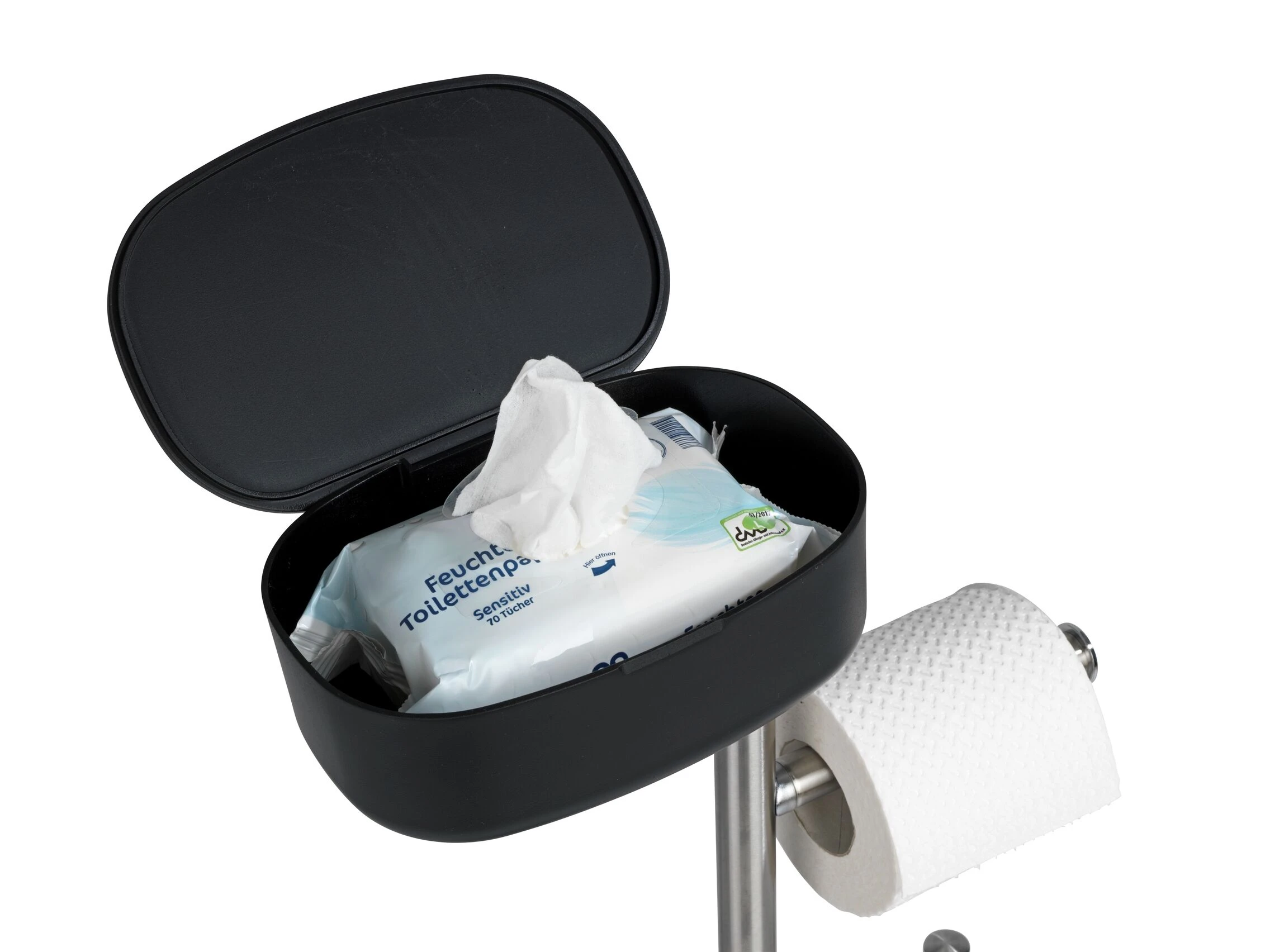Wenko Rivazza Wc-boy Met Box RVS Zwart 11 Wenko Rivazza Wc-boy Met Box RVS Zwart - Afbeelding 9