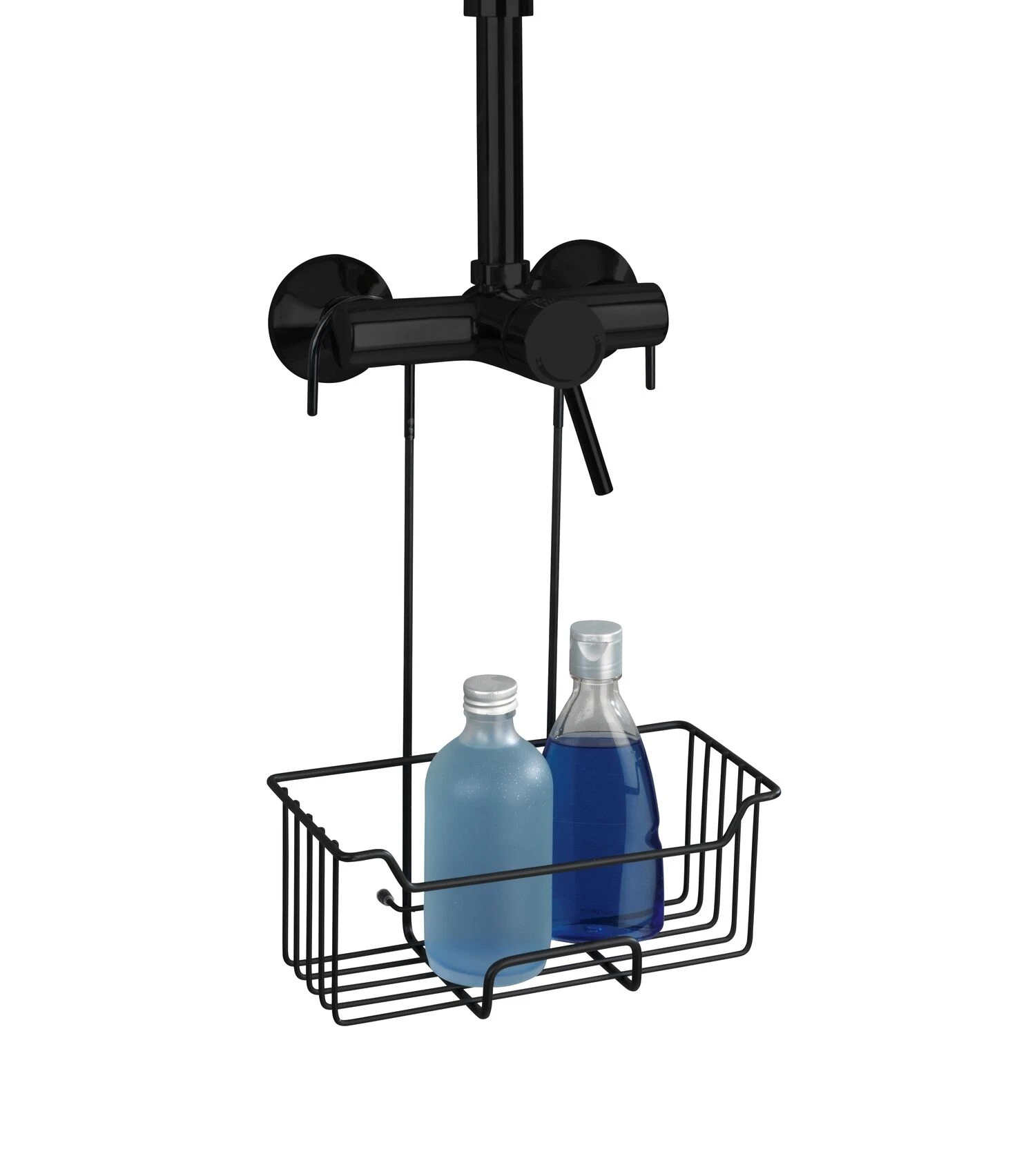 Wenko Milo Douchecaddy RVS Zwart 6 Wenko Milo Douchecaddy RVS Zwart - Afbeelding 4