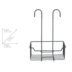 Wenko Milo Douchecaddy RVS Zwart 16 Wenko Milo Douchecaddy RVS Zwart -hotbath winkel 24525100 en 07