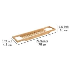 Wenko Badkuipbrug Bambusa 12 Wenko Badkuipbrug Bambusa -hotbath winkel 24750100 en 03