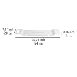 Wenko Badkuipbrug Matera Wit 13 Wenko Badkuipbrug Matera Wit -hotbath winkel 24903100 en 03