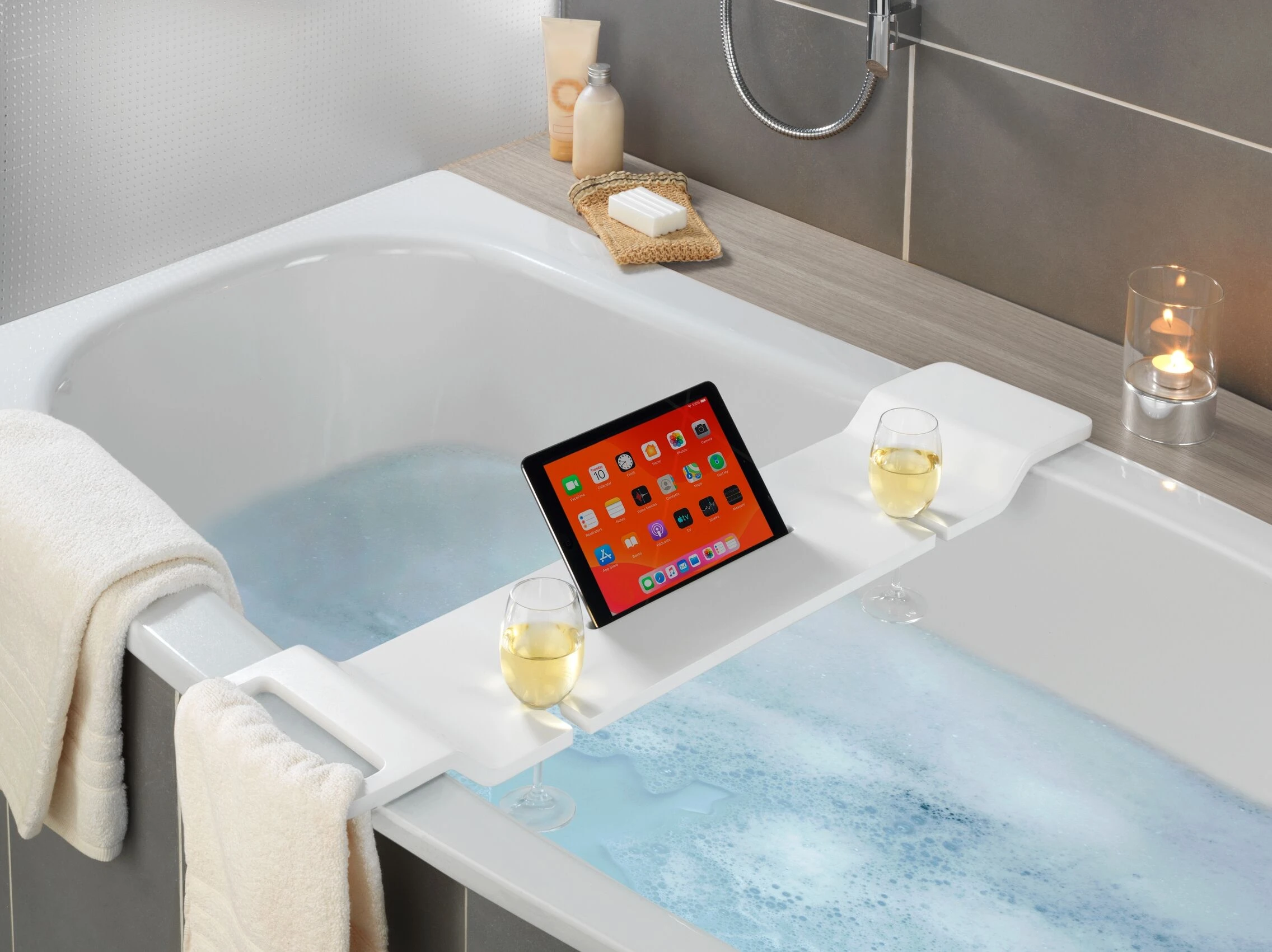 Wenko Badkuipbrug Matera Wit 7 Wenko Badkuipbrug Matera Wit - Afbeelding 5