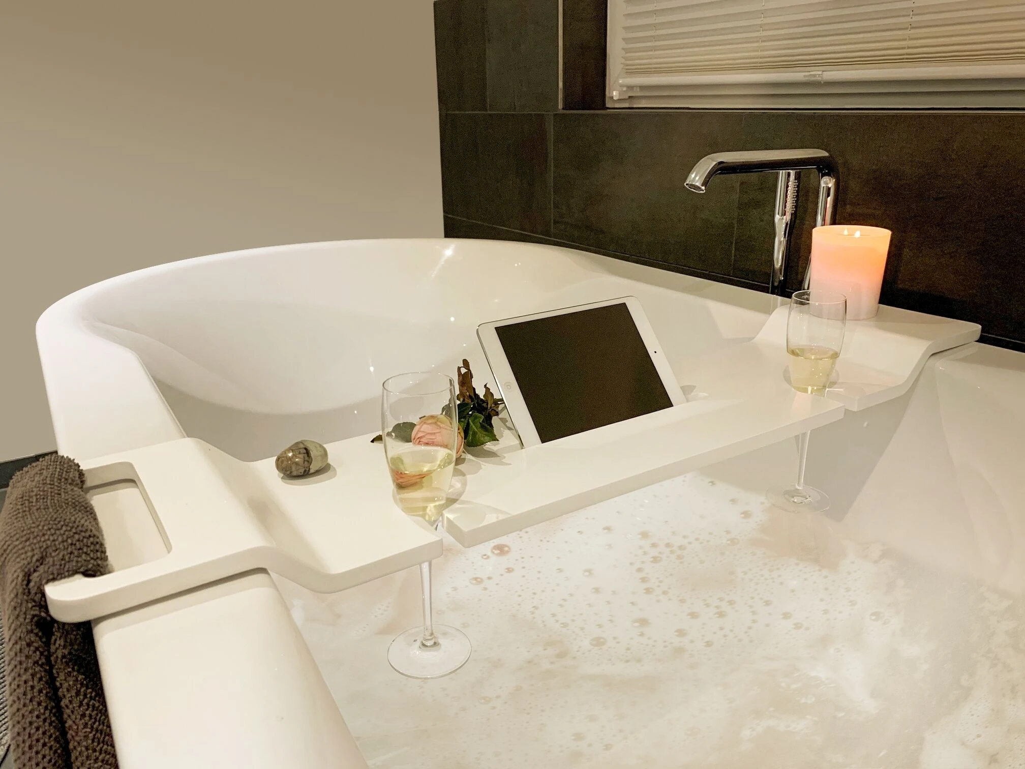 Wenko Badkuipbrug Matera Wit 9 Wenko Badkuipbrug Matera Wit - Afbeelding 7