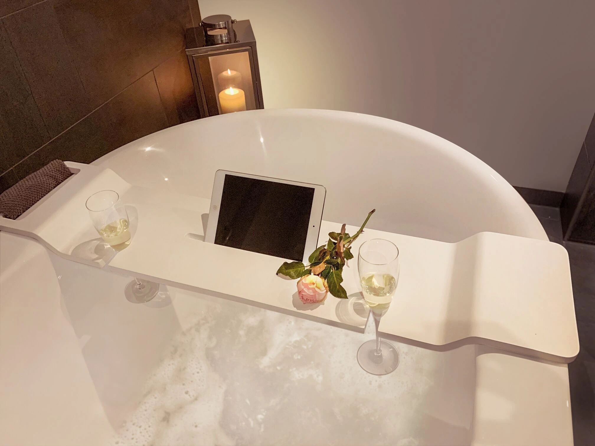 Wenko Badkuipbrug Matera Wit 11 Wenko Badkuipbrug Matera Wit - Afbeelding 9