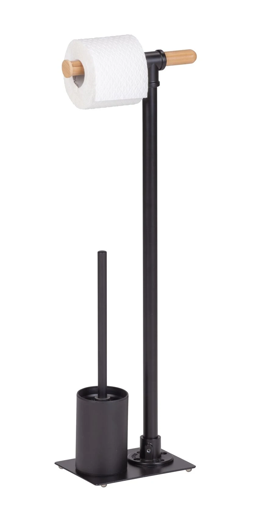 Wenko Forli Wc-boy Zwart/bamboe 12 Wenko Forli Wc-boy Zwart/bamboe - Afbeelding 10