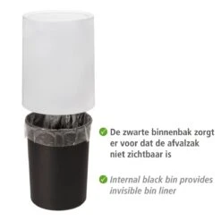 Wenko Atri Prullenbak 6 Liter Wit -hotbath winkel 25209100 b